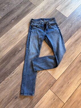 Women's Dark Blue Slim Fit Jeans
